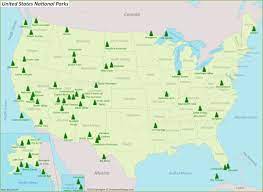 The national parks in the united states provide you with a wide array of choices to connect with nature in different seasons and terrains. U S National Parks Map