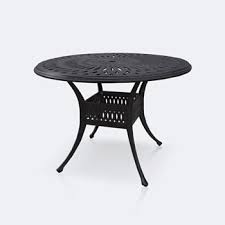 Breeze 48 Round Dining Table Black