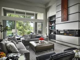 75 living room with gray walls ideas
