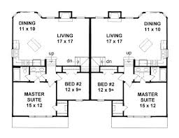 Plan 2080 Bi Level Duplex Small Or