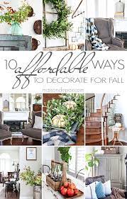 10 affordable ways to decorate for fall