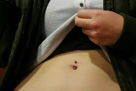 belly on piercing
