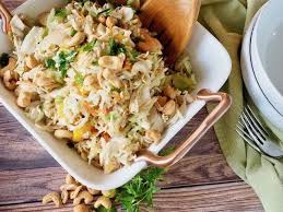 healthy crunchy ramen noodle salad