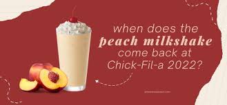 when does the peach milkshake come back