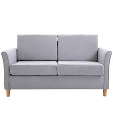 Homcom Linen Upholstery Double Seat