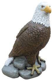 collector series concrete eagle statue