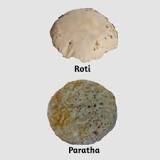 Is roti and paratha the same?