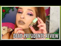 dead presidents lipstick review