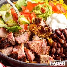 taco bell power bowl steak the slow
