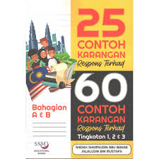 Terdiri daripada 15 subjek, seperti bahasa melayu, bahasa inggeris, sains, matematik, sejarah, geografi, pendidikan islam, khb dan subjek bahasa lain. 25 Contoh Karangan Respons Terhad 60 Contoh Karangan Respons Terbuka Pt3 Shopee Malaysia