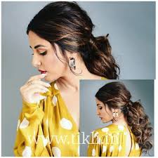 Short simple layered hairstyle for a party is good. 21 Stylish And Beautiful Indian Hairstyle For Saree Tikli