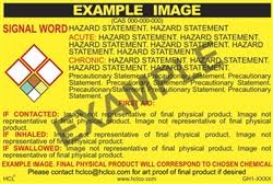 Hydrazine Ghs Label Chemical Safety