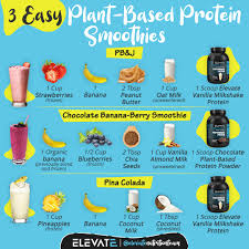 protein rich smoothies