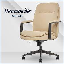 thomasville upton bonded leather office