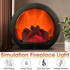 Fireplace Lamp Flickering Flameless Log