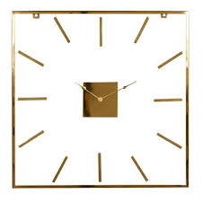 Litton Lane Gold Stainless Steel Wall