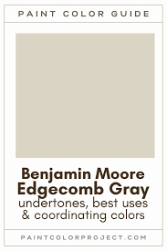 Benjamin Moore Edgecomb Gray Complete