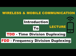 tdd and fdd in wireless communication