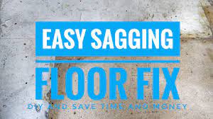 sagging floor solution easy fix you