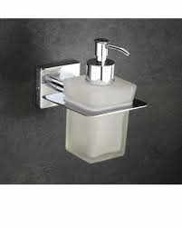 Manual Frosted Glass Soap Dispenser