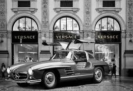 Glasmalerei Versace Mercedes 110x160cm. - Eliassen Home & Garden Pleasure