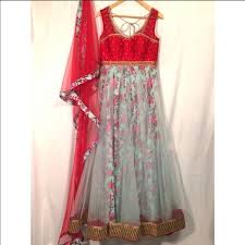 A wide variety of party wear anarkalis options are available to you, such as supply type, clothing type, and material. Alka Dresses Indian Bollywood Designer Floral Net Anarkali Poshmark