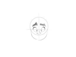 Start the lesson on how to draw a cartoon nose by sketching an open triangle as the nose (it must have a wavy horizontal line). Cartoon Fundamentals How To Draw A Cartoon Face Correctly