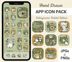Ios App Icon Pack Cottagecore Bunny