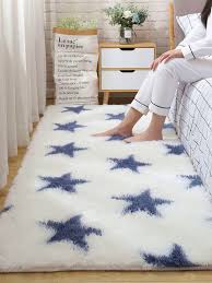 1pc soft white star shaped plush decor