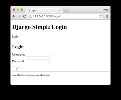 how to use django s built in login system