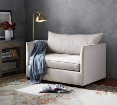 luna fabric twin sleeper sofa with