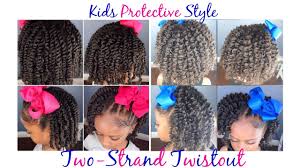 Short of cute, lovely hairstyles for kids? Two Strand Twist Twistout Protective Style Kids Natural Hairstyles Iamawog Youtube