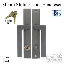 Miami Sliding Patio Door Handle Keyed