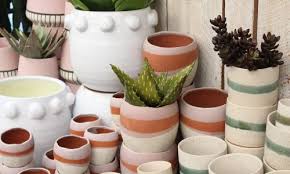 make ceramic planters at home little