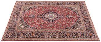 kashan persian rug red 296 x 202 cm
