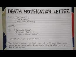 notification letter template