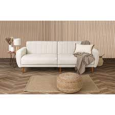 Japandi Textured 3 Seater Sofa Bed In A