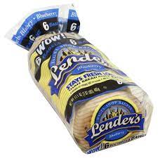 lender s refrigerated blueberry bagels