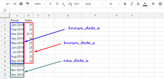 growth function in google sheets