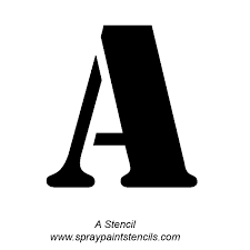 Letter Stencils Lettering Alphabet