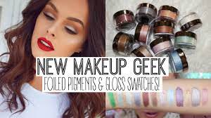 new makeup geek foiled pigments and
