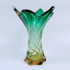 Vintage Italian Twisted Murano Glass