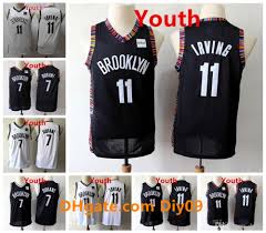 Stop by the nba shop at fanatics.com for the new 2020 brooklyn nets city edition jersey and rep your team in the most popular style of the year. 2021 Kids 11 Kyrie Irving Brooklyn 13 Nets 13 Jersey Black White 7 Kevin Durant City 13 Nba Edition Stitched Youth Vintage Basketball Jerseys From Burial 52 85 Dhgate Com