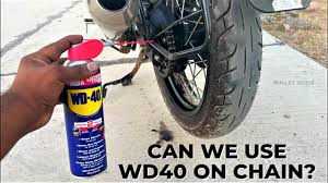 how to clean bike chain with wd40
