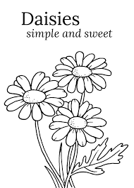 Experiment with colors, shading and contouring and create a piece of art that you can be proud of. Daisies Coloring Pages Coloring Home