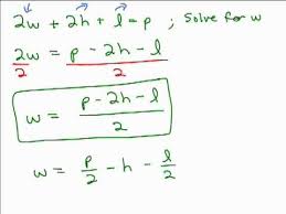 solving literal equations part 1 you
