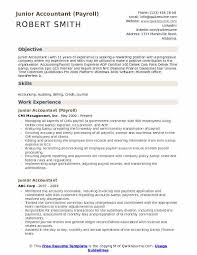 A proven job specific resume sample for landing your next job in 2021. Junior Accountant Resume Samples Qwikresume
