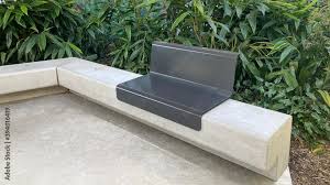 Pre Cast Concrete Park Corner Bench