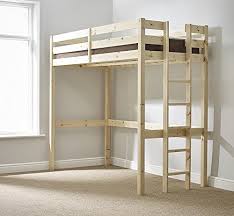 Now in stock in the. Loft Bunk Bed With Memory Foam Mattress 2ft 6 Small Single Wooden High Sleeper Bunkbed Heavy Duty Use Can Be Used By Adults Buy Online In Samoa At Samoa Desertcart Com Productid 106257845