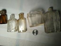 vintage medicine perfume bottle lot